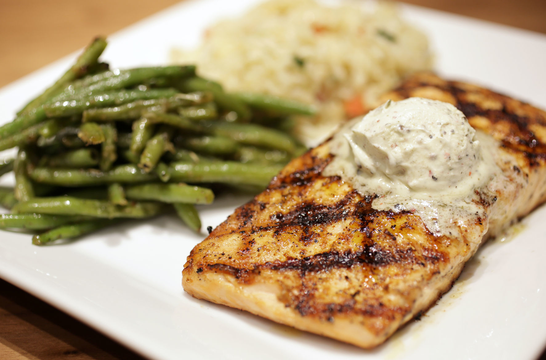 Dave & Buster's salmon